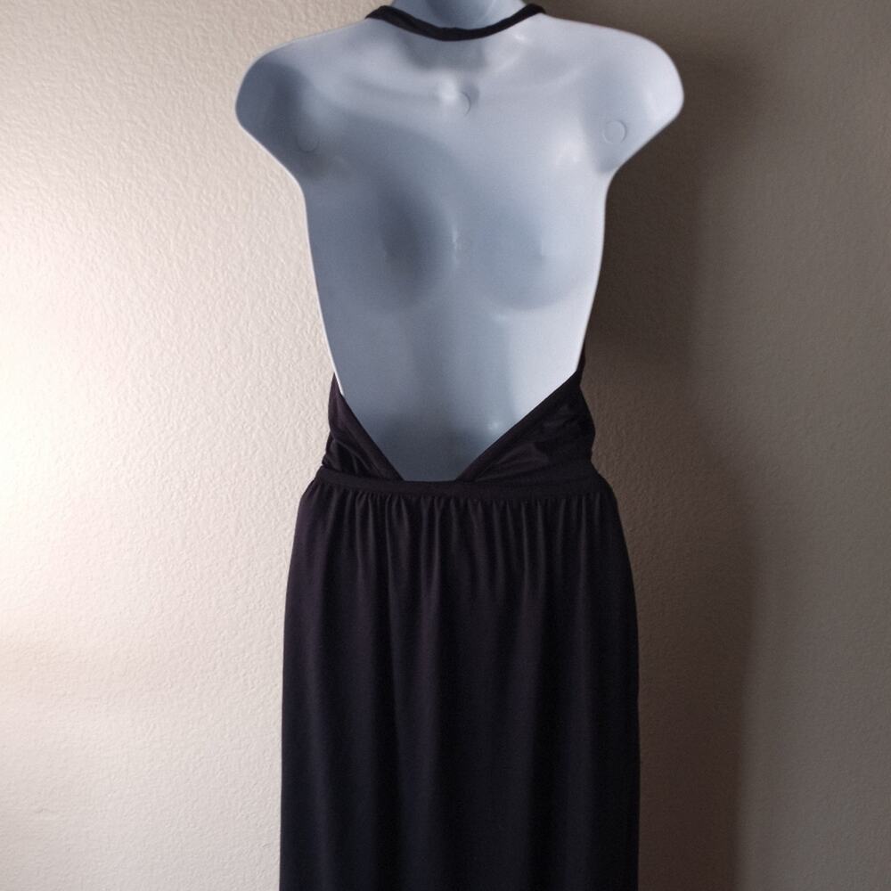 Rory Beca Backless Halter Wrap Maxi Dress - Picture 7 of 9